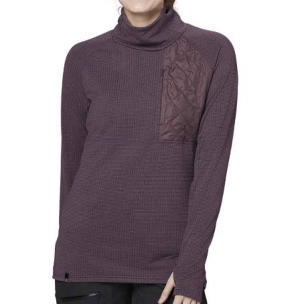 Flylow Sondra Fleece Midlayer Cozy Water Repellent Black Pullover Women's XS